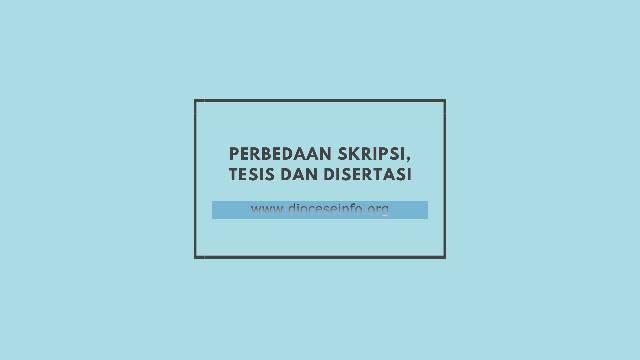 Perbedaan Tesis dengan Disertasi