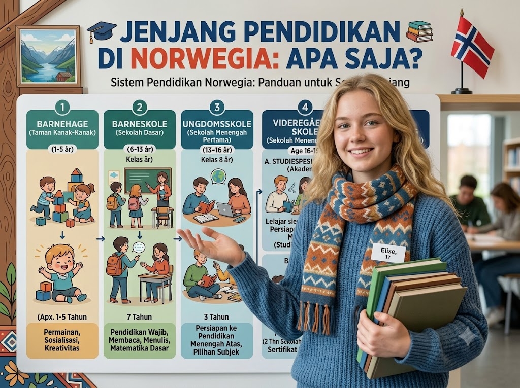 Jenjang Pendidikan Di Norwegia, Apa Saja?